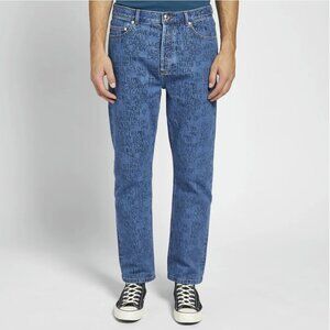 A.P.C. x Brain Dead Crypt Jeans Japanese Denim Blue Cotton Unisex Size 32